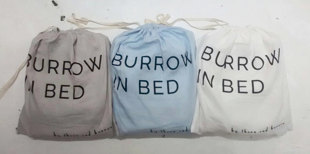 White Linen Bed Set - Thorn and Burrow