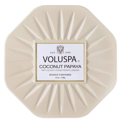 3 Wick Octagon Tin Candle