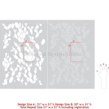 Everlasting Cacti Bonnie Christine Wall Stencil