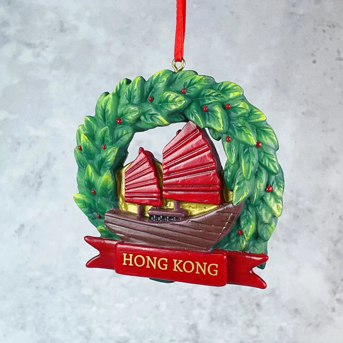 Hanging Decoration: Hong Kong Wreath Ornament
