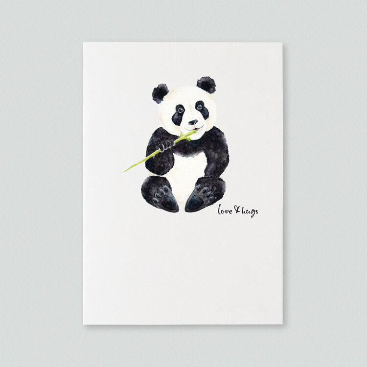 " Love & Hugs "  card