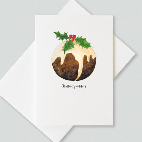 " Christmas Pudding " card