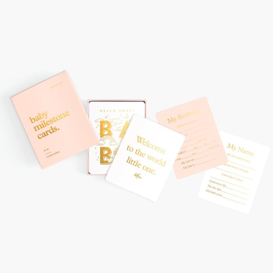 Baby Milestone Cards (Multiple Styles)
