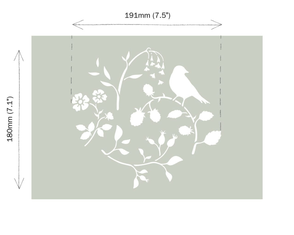 Countryside Bird - Annie Sloan Stencil