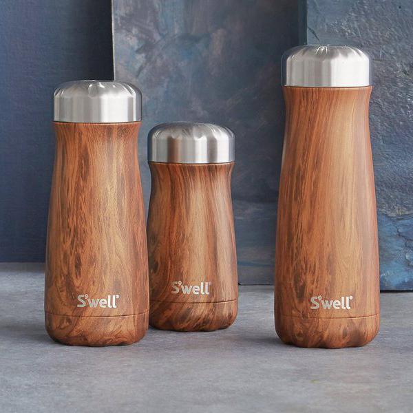 Teakwood Traveler - Stainless Steel S'well Water Bottle