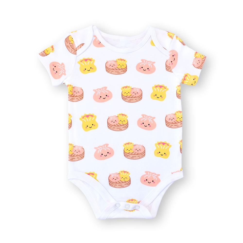 Organic Cotton Bodysuit - Dim Sum