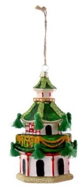 " Imperial Garden Pagoda " Ornament (Multiple Colors)