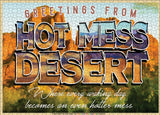 Greetings from Hot Mess Desert Puzzle