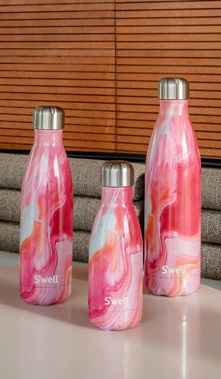 Product image of Rose Agate - Stainless Steel S'well Water Bottle
