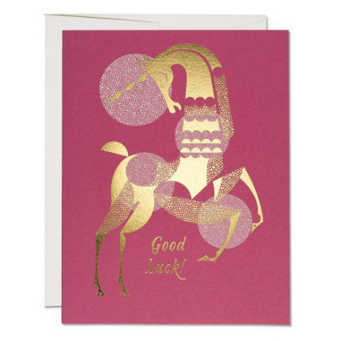 "Good Luck Unicorn" Card Greeting Cards - Thorn and Burrow