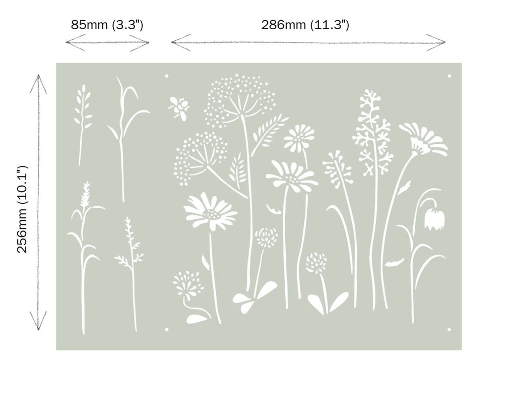 Meadow Flowers - Annie Sloan Stencil