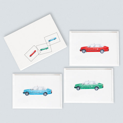 Taxis Card Pack (6 Notecards)