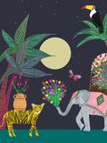 Moonlight Safari Art Print