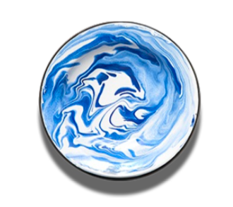 Product image of Marble Deep Plate (Multiple Colors)