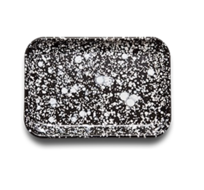 Enamel Rectangular Tray (Multiple Styles)