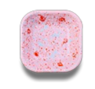 Enamel Square Plate (Multiple Styles)