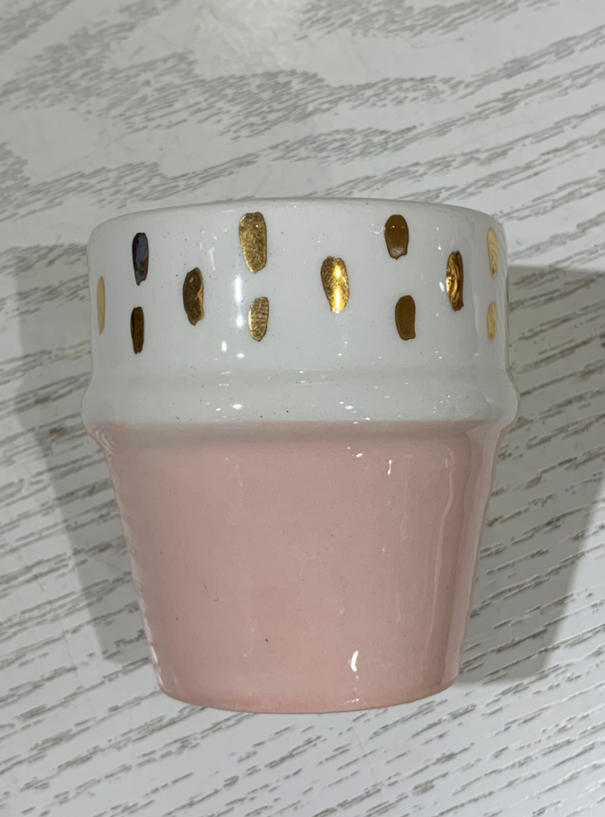 Nour Ceramic Nespresso with Gold Imprint (Multiple Colors)