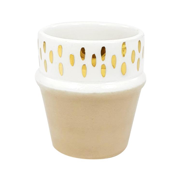 Nour Ceramic Nespresso with Gold Imprint (Multiple Colors)