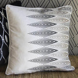 African Plumes Raven + Lily Furniture Stencil