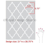 Casablanca Trellis Moroccan Stencil