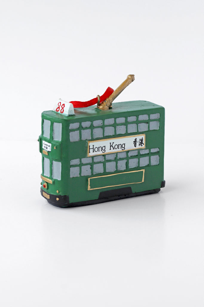 Hong Kong Hanging Decoration: Green Tram