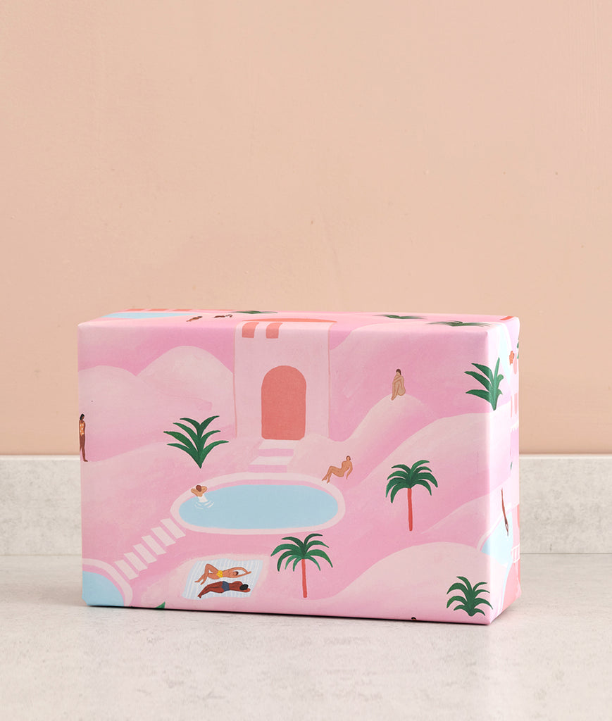 " Desert Oasis " Gift Wrap
