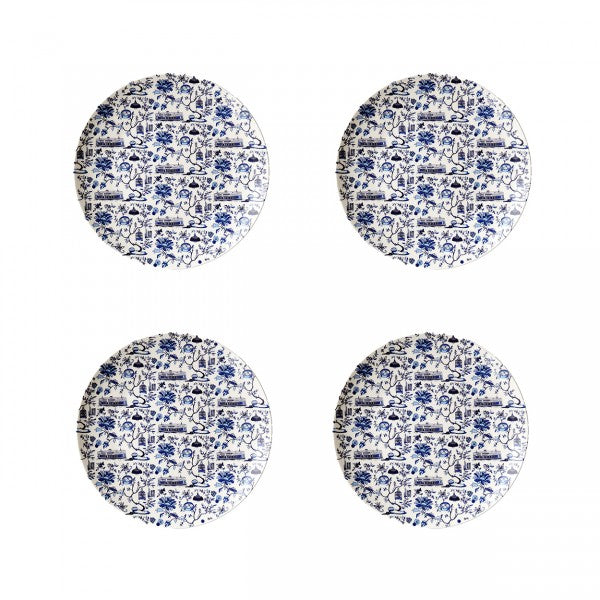 HK Toile 8" Starter Plates (Set of 4)