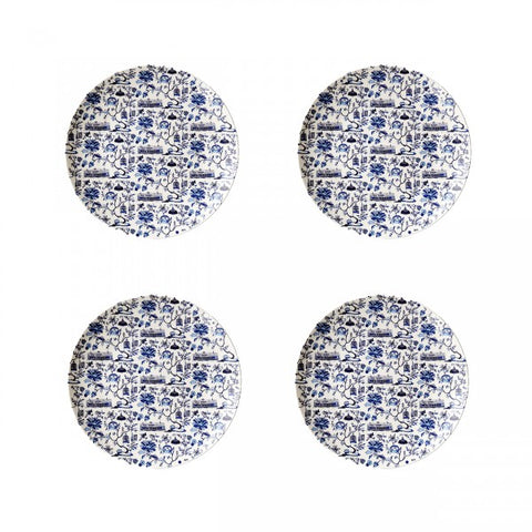 HK Toile 8" Starter Plates (Set of 4)