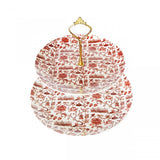 HK Toile Cake Stand