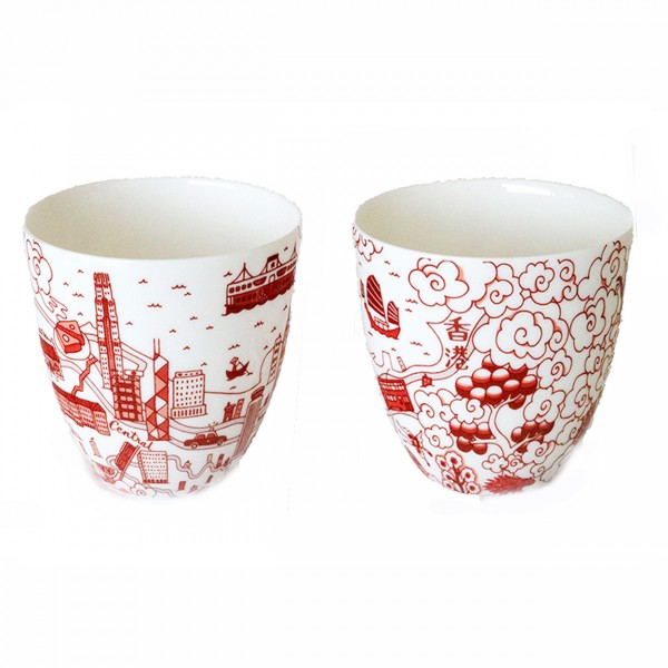 HK Willow East-Meets-West Cups