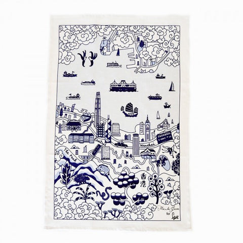 HK Willow Tea Towel