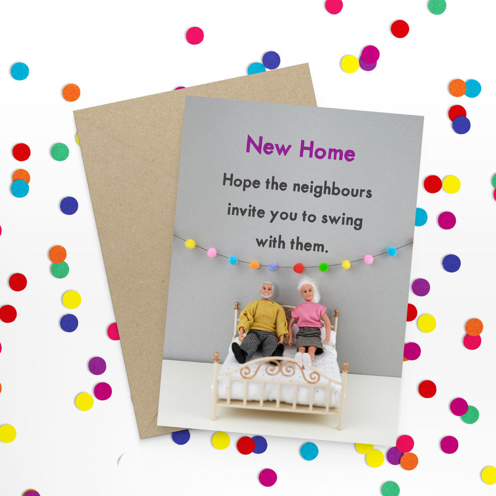 " New Home Neighbours " Greeting Card