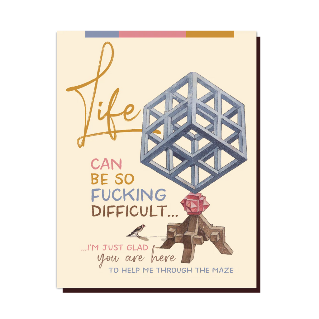 " F*cking Difficult Life " Card