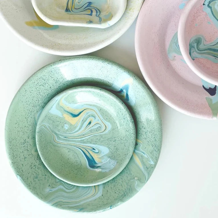 Marble Sauce Plate (Multiple Colors)