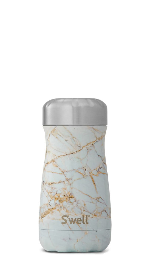 Calacatta Gold Traveler - Stainless Steel S'well Water Bottle
