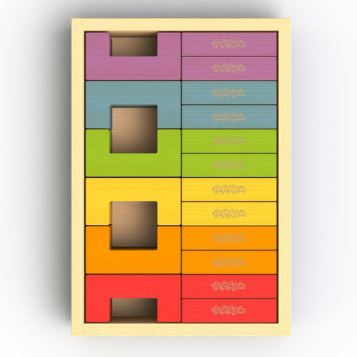 Product image of U Build it Basics (12/24/48 PC) Block Set