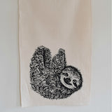 Sloth Cotton Tea Towel & Napkins