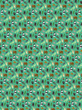 " HK Wildlife " Green / Pink Wrapping Paper