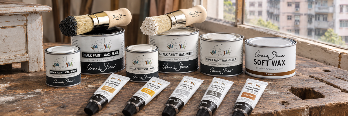 Annie Sloan Wax & Finishes real product collection banner