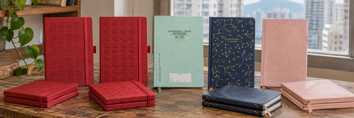 Notebooks & Journals real product collection banner