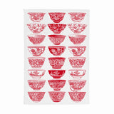 Porcelain Bowls Tea Towel