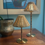Mini Bali Bamboo Rechargeable Lamp