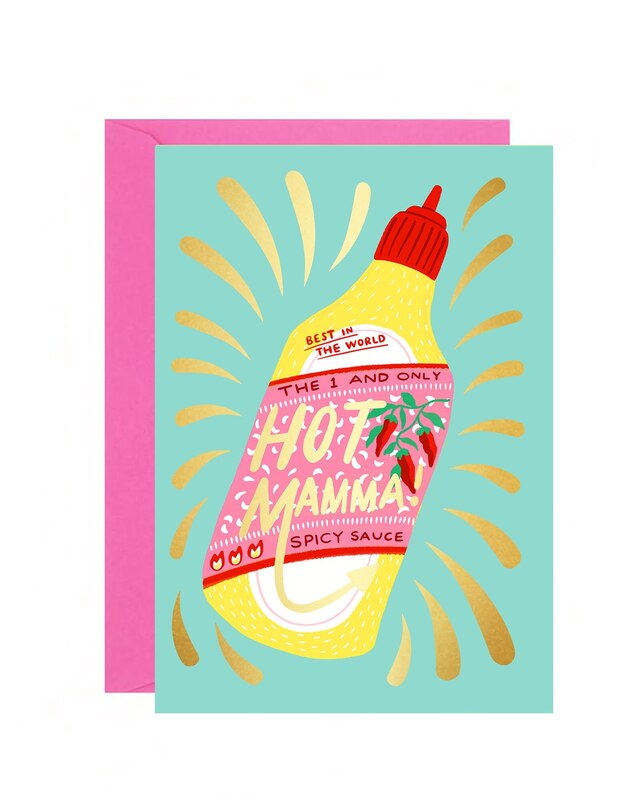 " Hot Mama " Greeting Card