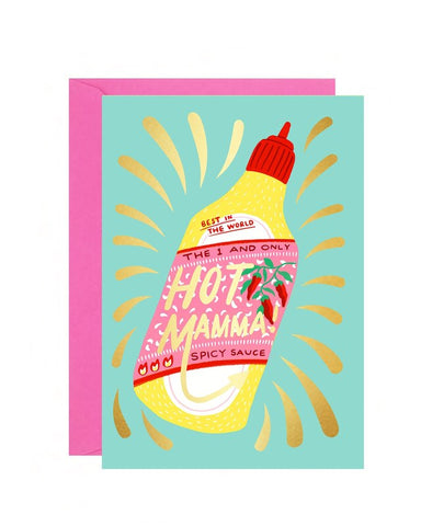 " Hot Mama " Greeting Card