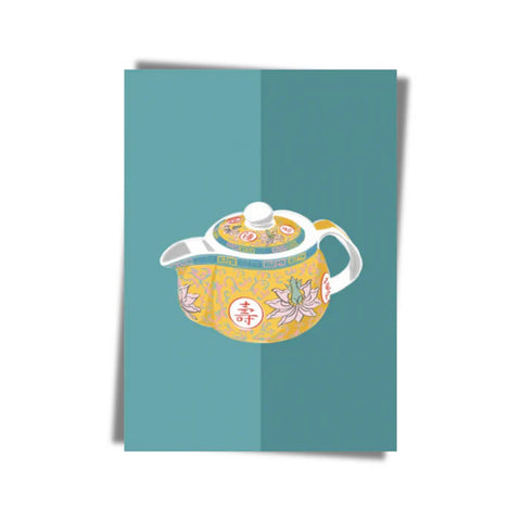 Tea Pot Greeting Card