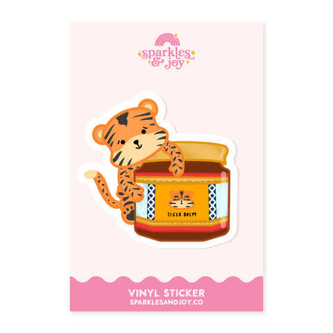 Tiger Balm - Matte Vinyl Sticker