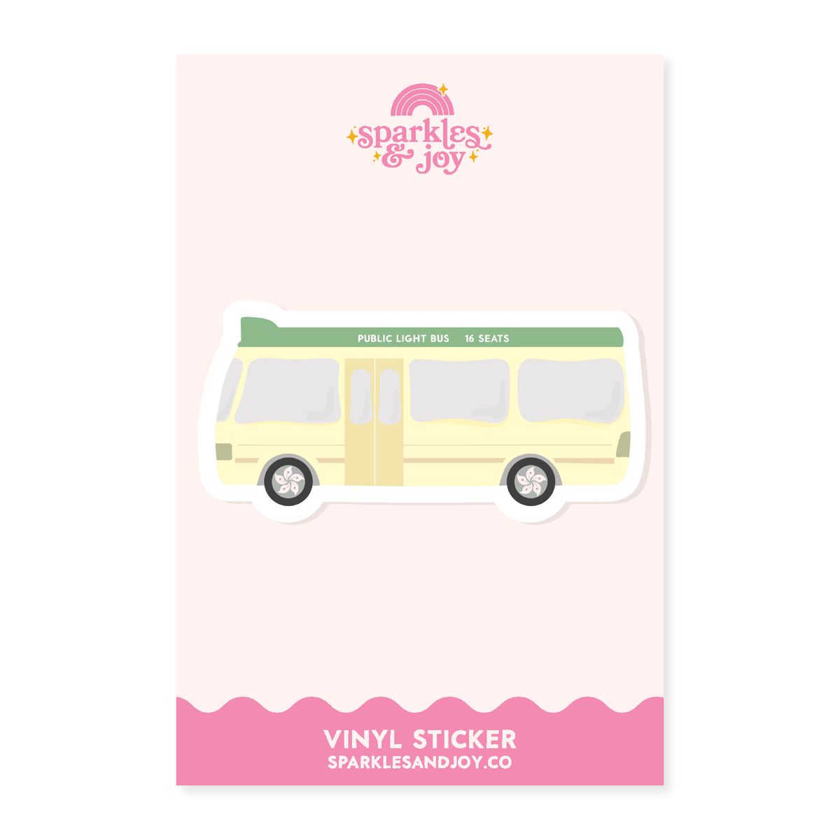 Product image of Minibus - Matte Vinyl Sticker