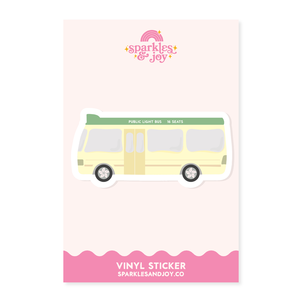 Minibus - Matte Vinyl Sticker