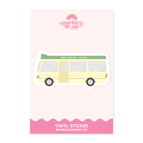 Minibus - Matte Vinyl Sticker