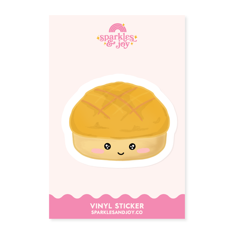 Pineapple Bun - Matte Vinyl Sticker